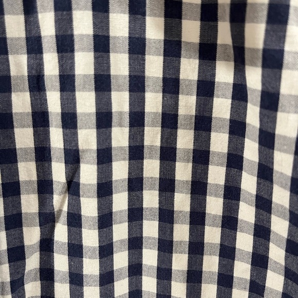 Merona Navy and White Casual Button Down Shirt - Picture 7 of 7